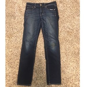 American Eagle skinny jeans.
